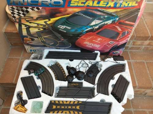 Large Original Micro Scalextric Jaguar