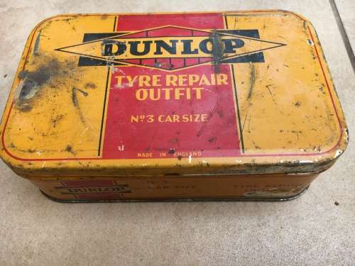 Vintage Tin Tyre Repair