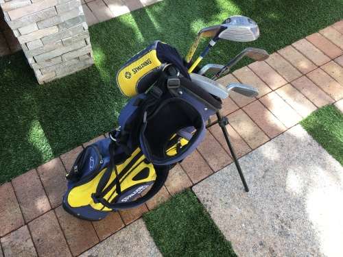 Junior golf clubs + bag - Spalding