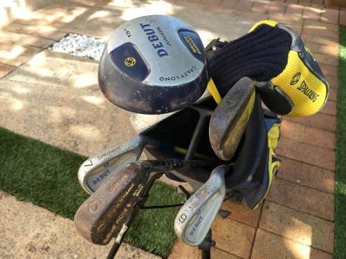 Junior golf clubs + bag - Spalding