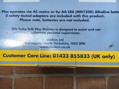 Baby Talk plus Baby Monitor - tested and in working condition
