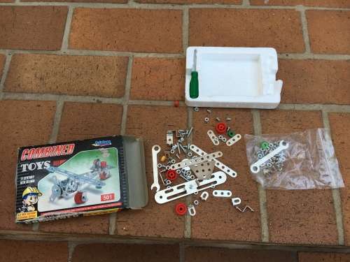 PolyLong Steel Building set similar to Meccano construct