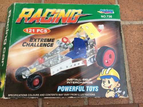 PolyLong Steel Building set similar to Meccano construct