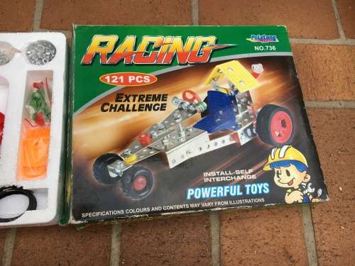 PolyLong Steel Building set similar to Meccano construct