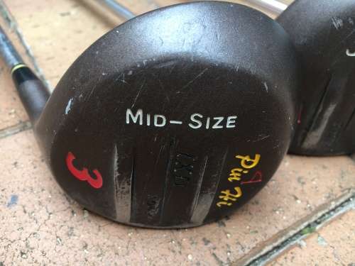 Junior golf clubs x 3
