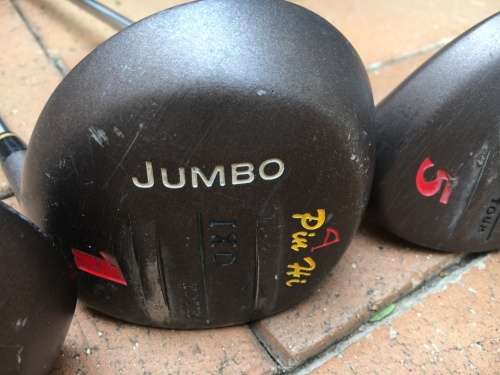 Junior golf clubs x 3