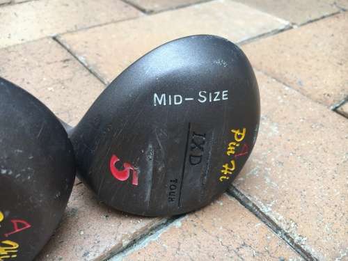 Junior golf clubs x 3