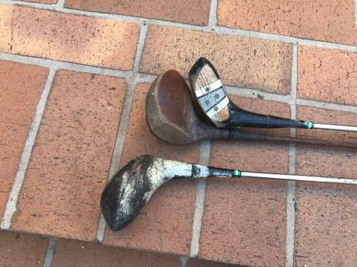 Vintage Golf Clubs for bar or mancave or display - Lot 1