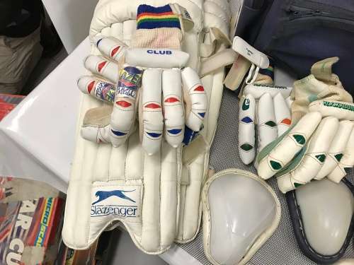 Cricket kit - various items with bag