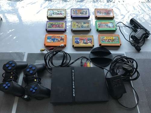 Gaming console with games