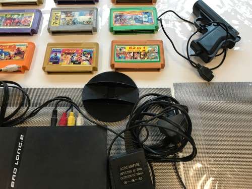 Gaming console with games