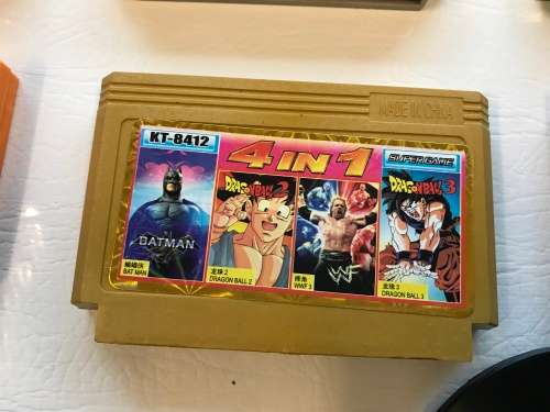 Gaming console with games