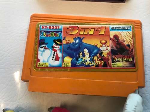 Gaming console with games