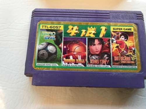 Gaming console with games