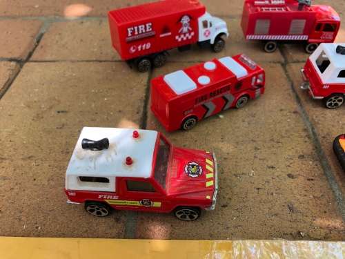 Fire department squad - various cars and items