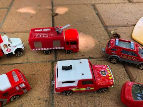 Fire department squad - various cars and items