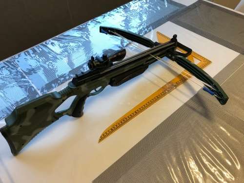 Fantastic large plastic cross bow