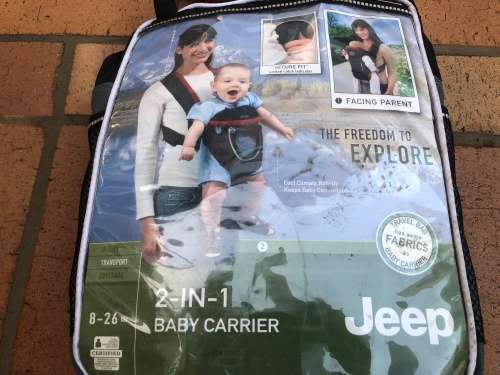 Fantastic Jeep baby carrier