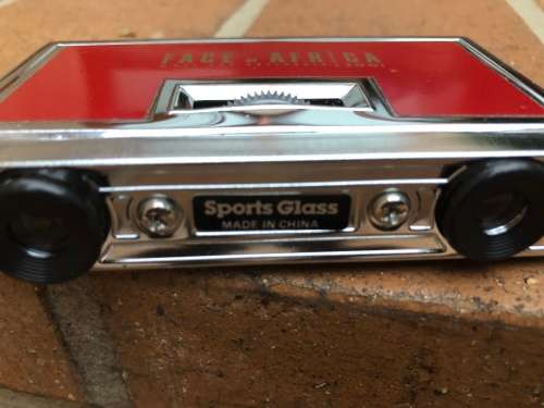 Vintage looking binoculars that fold up