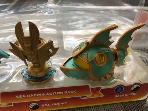 Skylanders Sea Racing Action Pack Brand New Figures Boxed - 3 pack