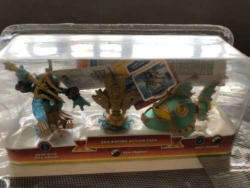Skylanders Sea Racing Action Pack Brand New Figures Boxed - 3 pack