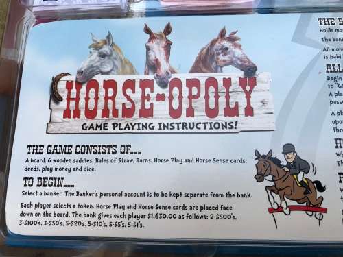 Like new Horse-o-poly fantastic and different