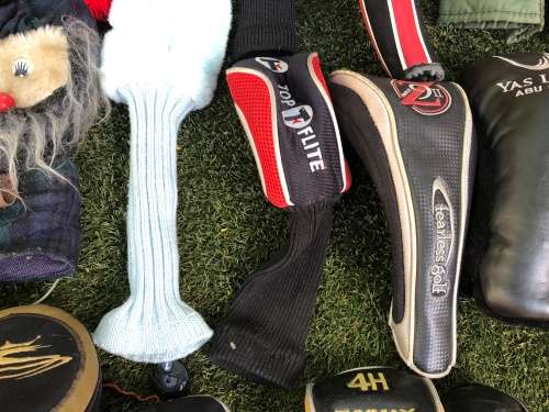 Lots of Golf Club Covers