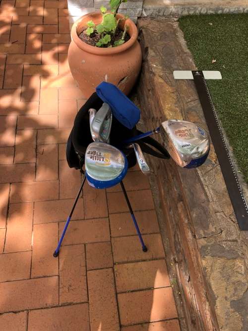 Junior golf clubs with bag - nice