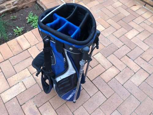 Lovely Adams Golf golf bag with stand