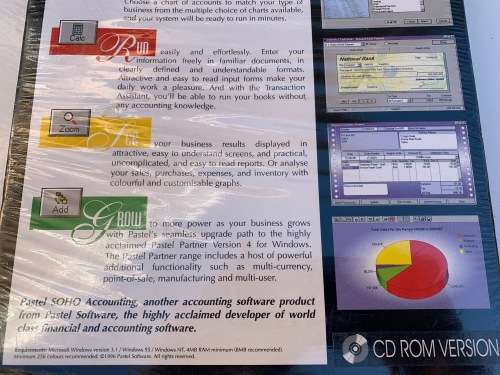 Brand new SOHO Pastel Accounting software