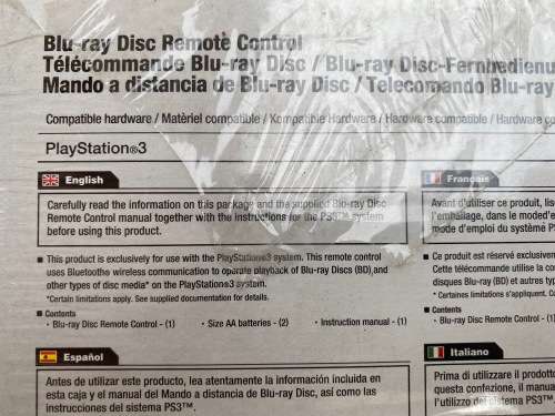 Brand new PS3 Remote, DVD and HDMI cable