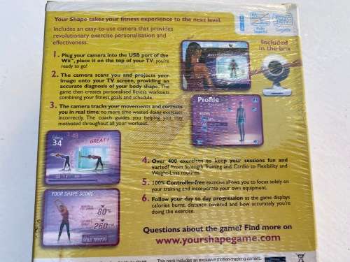 Brand new Wii Your Shape camera for motion and exercise
