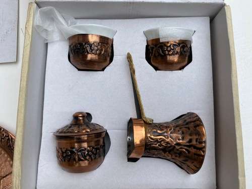 Brand new coffee set Sarajevo good quality metal