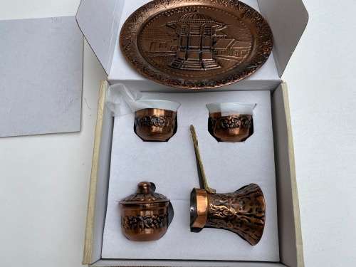 Brand new coffee set Sarajevo good quality metal