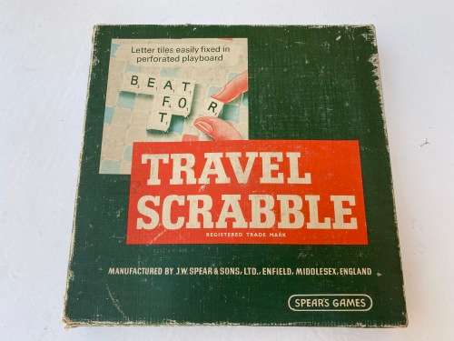 Lovely travel Scrabble