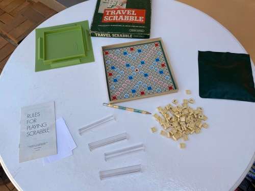 Lovely travel Scrabble