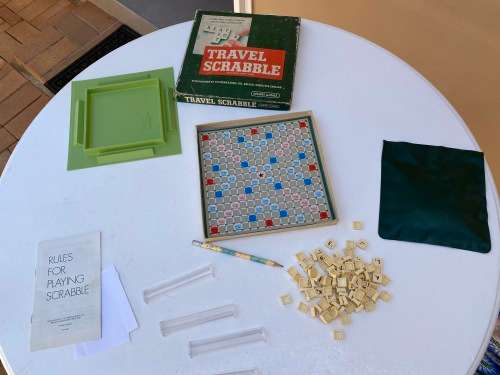 Lovely travel Scrabble