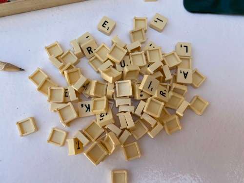 Lovely travel Scrabble