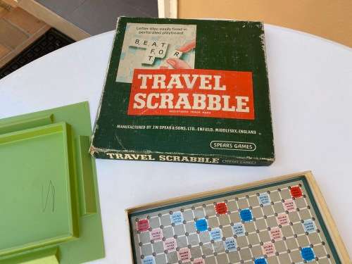 Lovely travel Scrabble