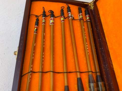 Lovely Art set in wooden box - fantastic