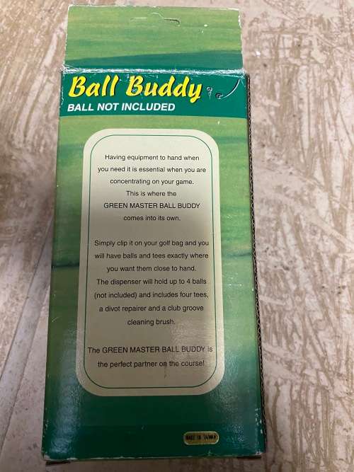 Brand new - Lovely ball carrier and tee holder etc.