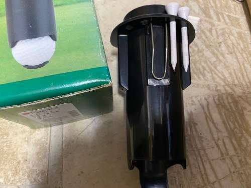 Brand new - Lovely ball carrier and tee holder etc.