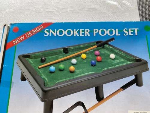 Kids small pretend play pool table