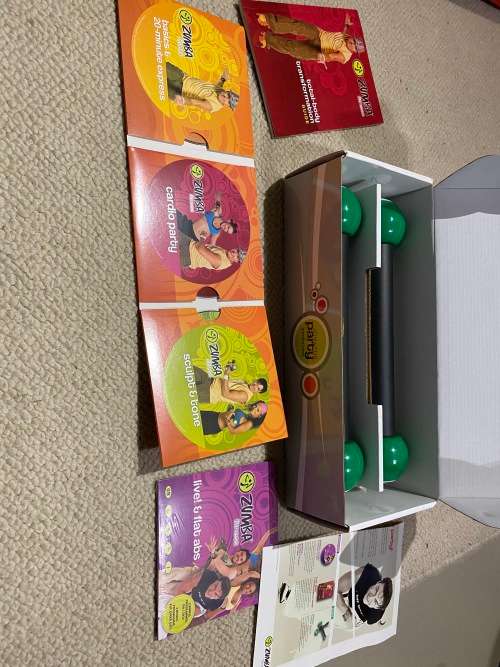 Brand new Zumba with DVD's etc.