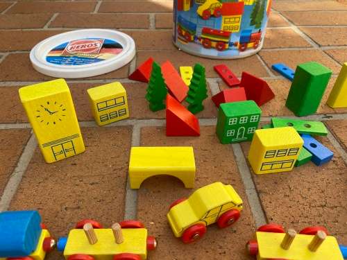 Heroes Made in Germany Train wooden set - fantastic