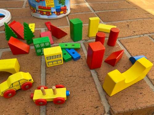 Heroes Made in Germany Train wooden set - fantastic