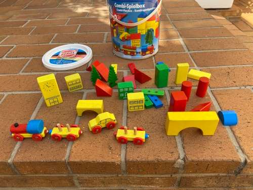 Heroes Made in Germany Train wooden set - fantastic