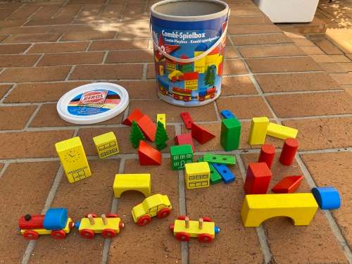 Heroes Made in Germany Train wooden set - fantastic