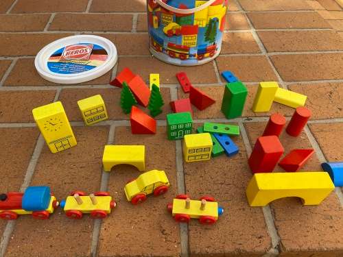 Heroes Made in Germany Train wooden set - fantastic