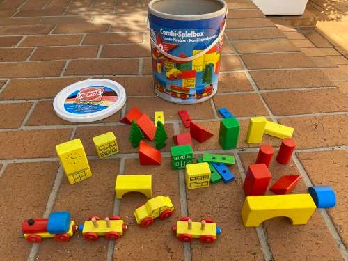 Heroes Made in Germany Train wooden set - fantastic